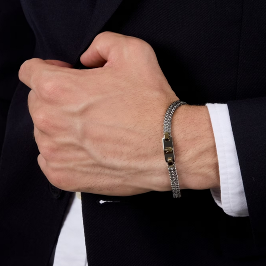 PULSEIRA MASERATI ICONIC EM AÇO