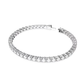 Pulseira Swarovski Matrix M Tennis bracelet, Round cut, White, Rhodium plated