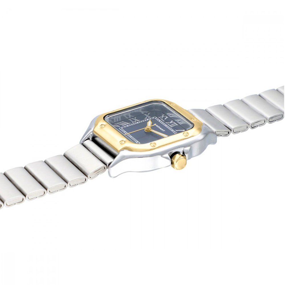 RELÓGIO RADIANT MULHER CHRIS BICOLOR MOSTRADOR AZUL