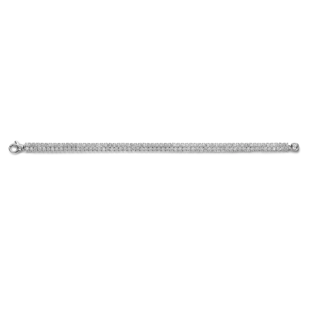 PULSEIRA TI SENTO EM PRATA 925% COM ZIRCÓNIAS