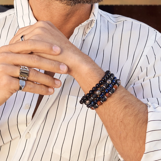 PULSEIRA HASSU BLACK STONE EM BOLAS