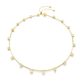 CONJUNTO COLAR+PULSEIRA SWAROVSKI DOURADO COM CRISTAL