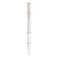 Caneta Swarovski Crystalline Lustre ballpoint pen, White, Rose gold-tone plated