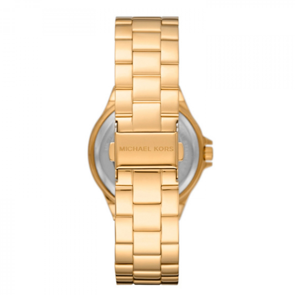 RELOGIO MICHAEL KORS DOURADO C/ PEDRAS NO BISEL E MOSTRADOR