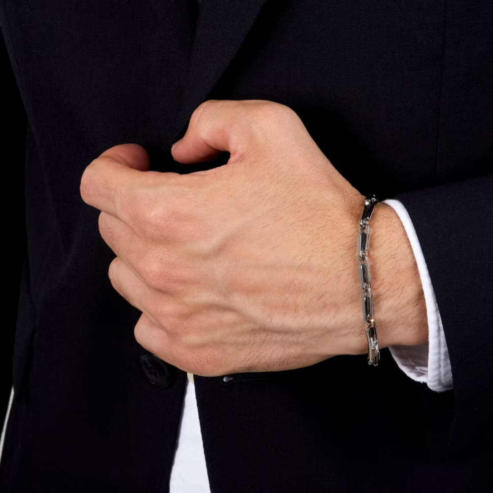 PULSEIRA MASERATI ICONIC EM AÇO