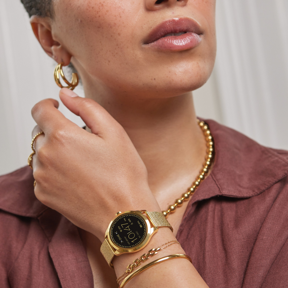 SMARTWATCH MINI GOLD MESH