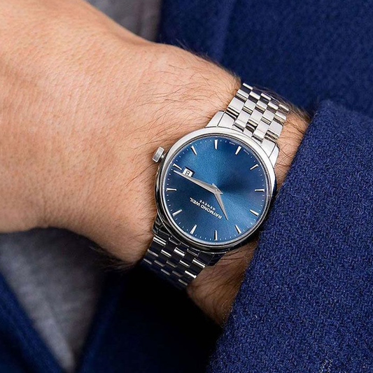 Relógio Raymond Weil Toccata Aço Mst Azul
