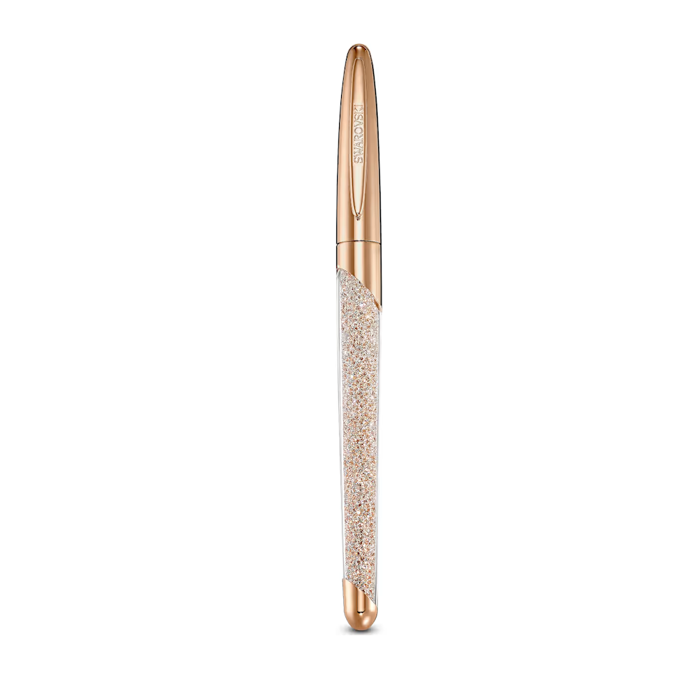 Caneta Swarovski Crystalline Nova rollerball pen, Rose gold tone, Rose gold-tone plated