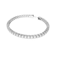 Pulseira Swarovsi Matrix Tennis Lapidação redonda, Branca, Lacado a ródio