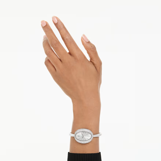 Relógio Swarovski Imber bangle Fabrico suíço, Pulseira de metal, Prata, Aço inoxidável