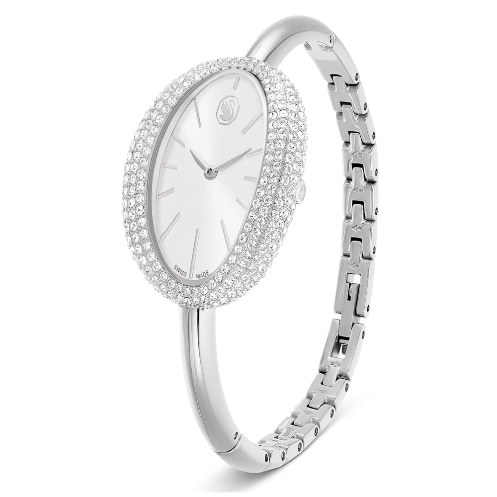 Relógio Swarovski Imber bangle Fabrico suíço, Pulseira de metal, Prata, Aço inoxidável