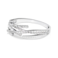Pulseira Swarovski Matrix bangle, Mixed cuts, White, Rhodium plated