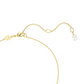 Fio Swarovski Mesmera Attract necklace, Heart, White, Gold-tone plated com zircónias