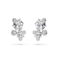 Conjunto Swarovski Colar+Pulseira+Brincos Constella set, Mixed cuts, White, Rhodium plated