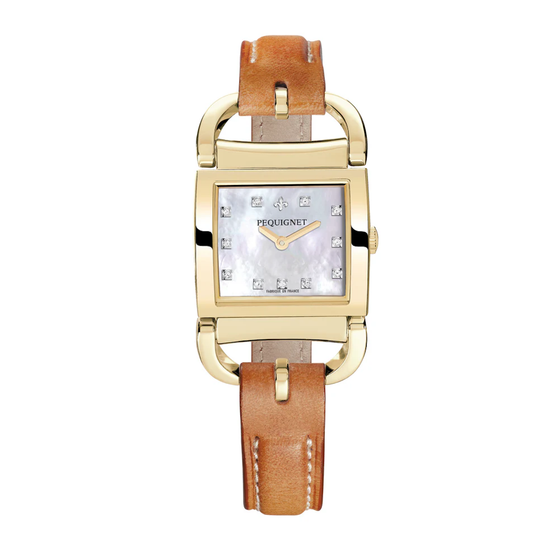 RELÓGIO PEQUIGNET EQUUS ATTELAGE Com 2 Braceletes