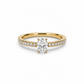 ANEL EM OURO COM DIAMANTES DE LABORATORIO