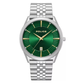 RELOGIO POLICE  HOMEM MOST. VERDE BRACELETE EM AÇO