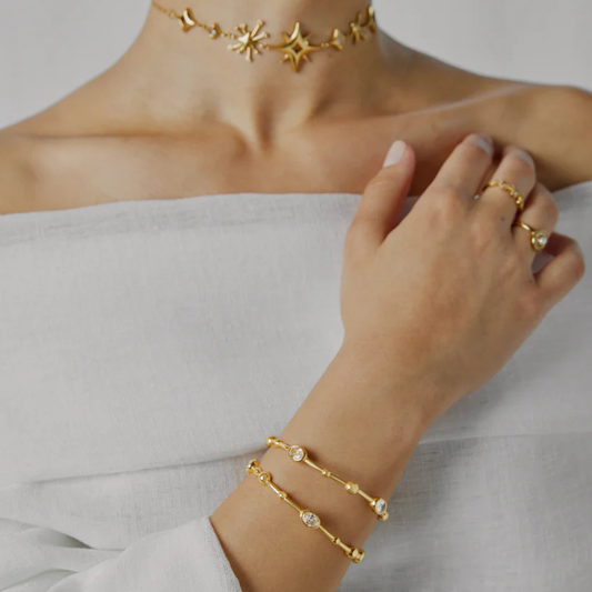 ESCRAVA ONE SENHORA ELENA CRISTAL GOLD