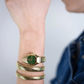 RELOGIO JUST CAVALLI SIGNATURE SNAKE GREEN