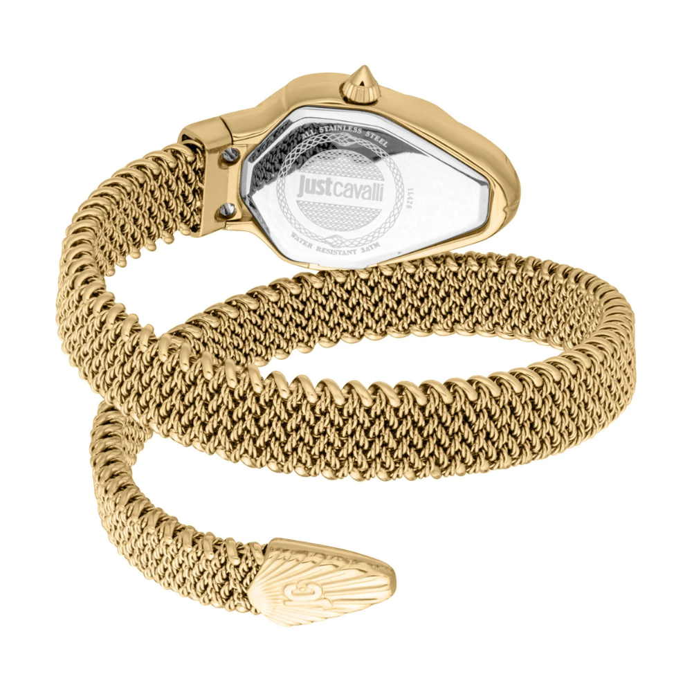 RELOGIO JUST CAVALLI SIGNATURE SNAKE GREEN