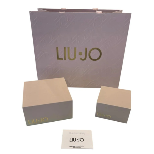 COLAR LIU JO EM AÇO COM PEDRAS DE COR LJ2891