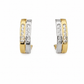 BRINCOS EM OURO 9K COM ZIRCONIAS