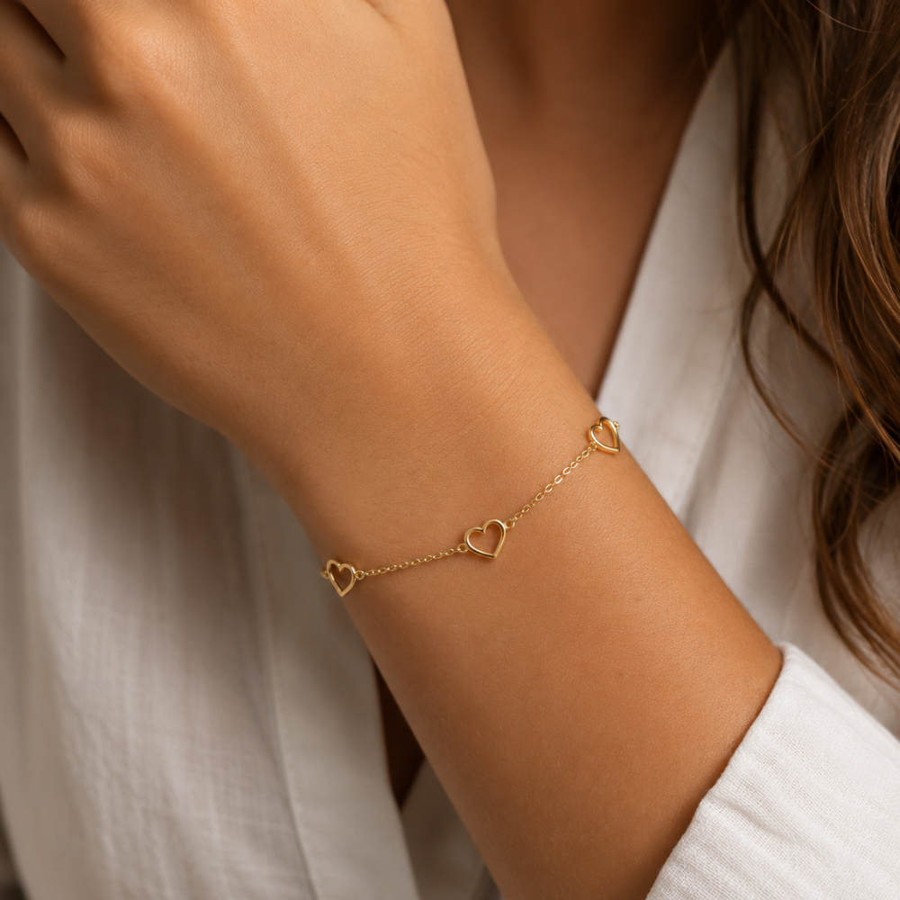 PULSEIRA EM OURO 9K