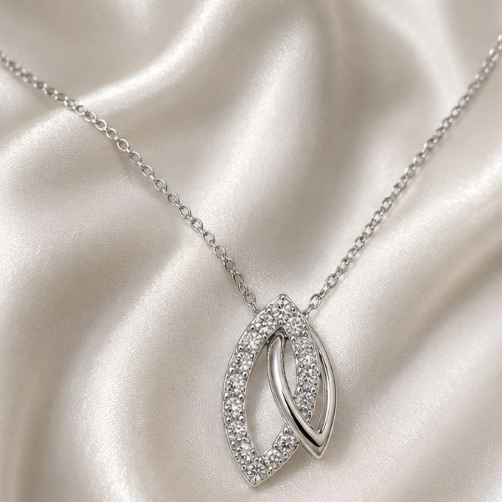 COLAR EM PRATA 925 COM ZIRCONIAS