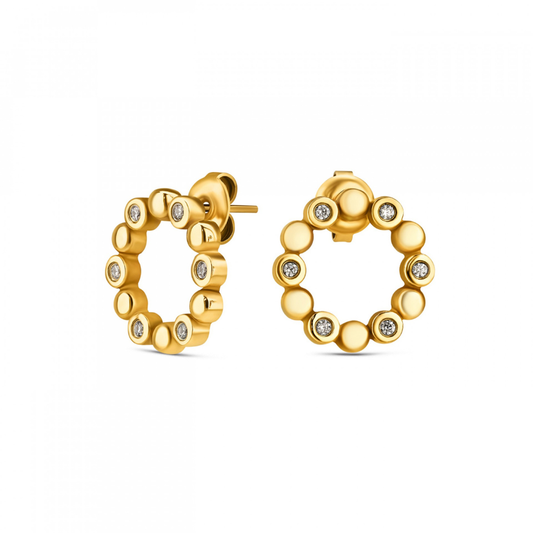 BRINCOS ONE SENHORA BRILLIANCE GOLD