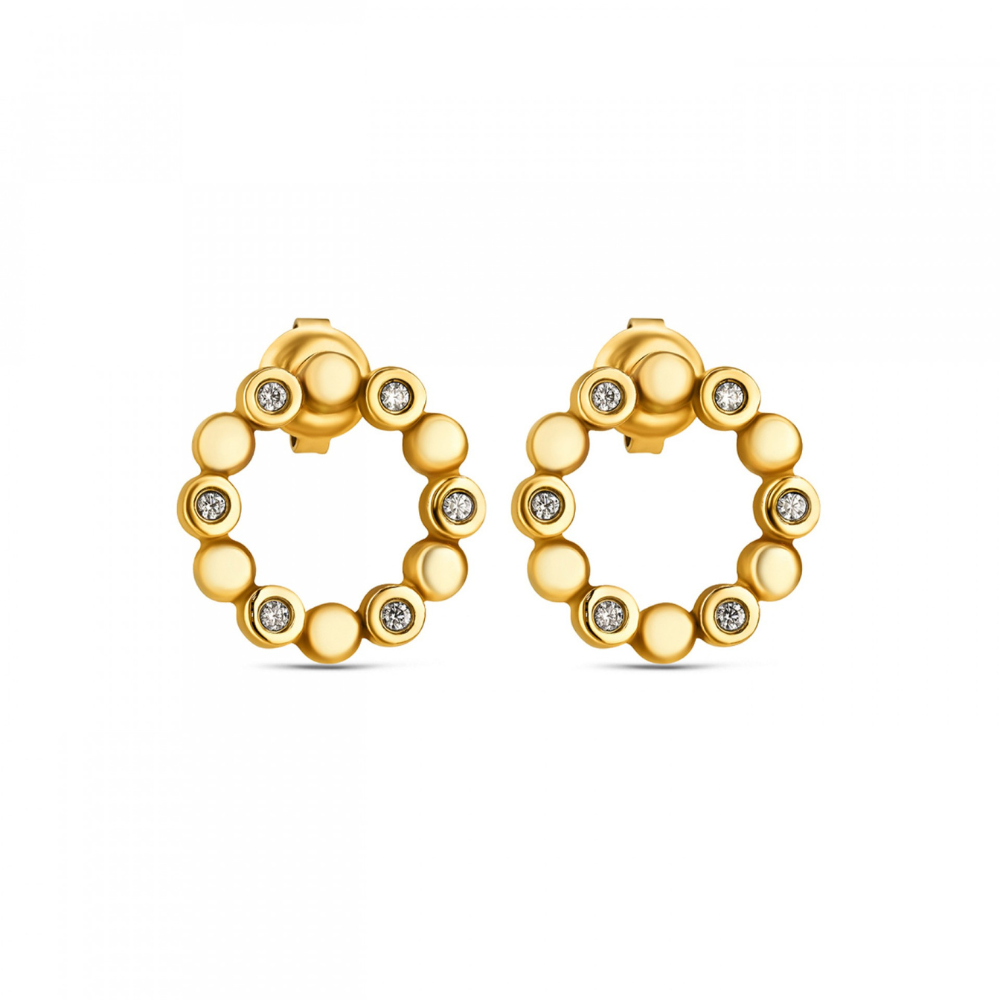 BRINCOS ONE SENHORA BRILLIANCE GOLD