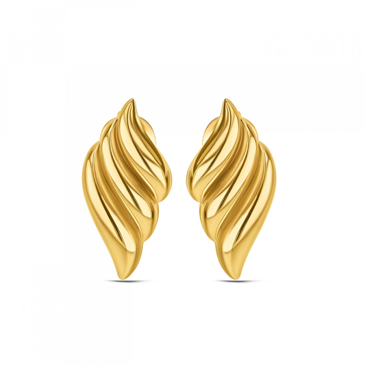 BRINCOS ONE SENHORA WAVE GOLD