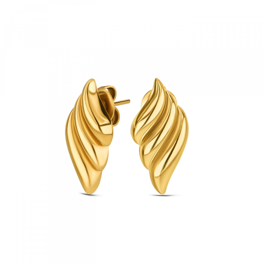 BRINCOS ONE SENHORA WAVE GOLD