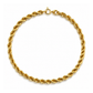 PULSEIRA EM OURO 9K ( CORDA OCA )