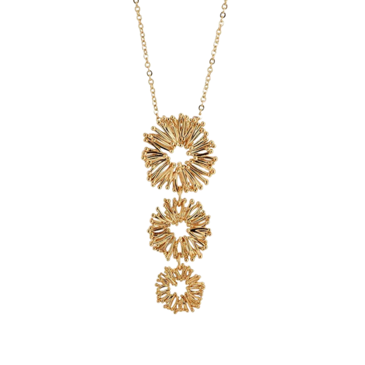 COLAR VIDAL & VIDAL EM BRONZE COM BANHO DE 18KT