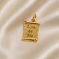 MEDALHA EM OURO 19.2K - LÇA TIA