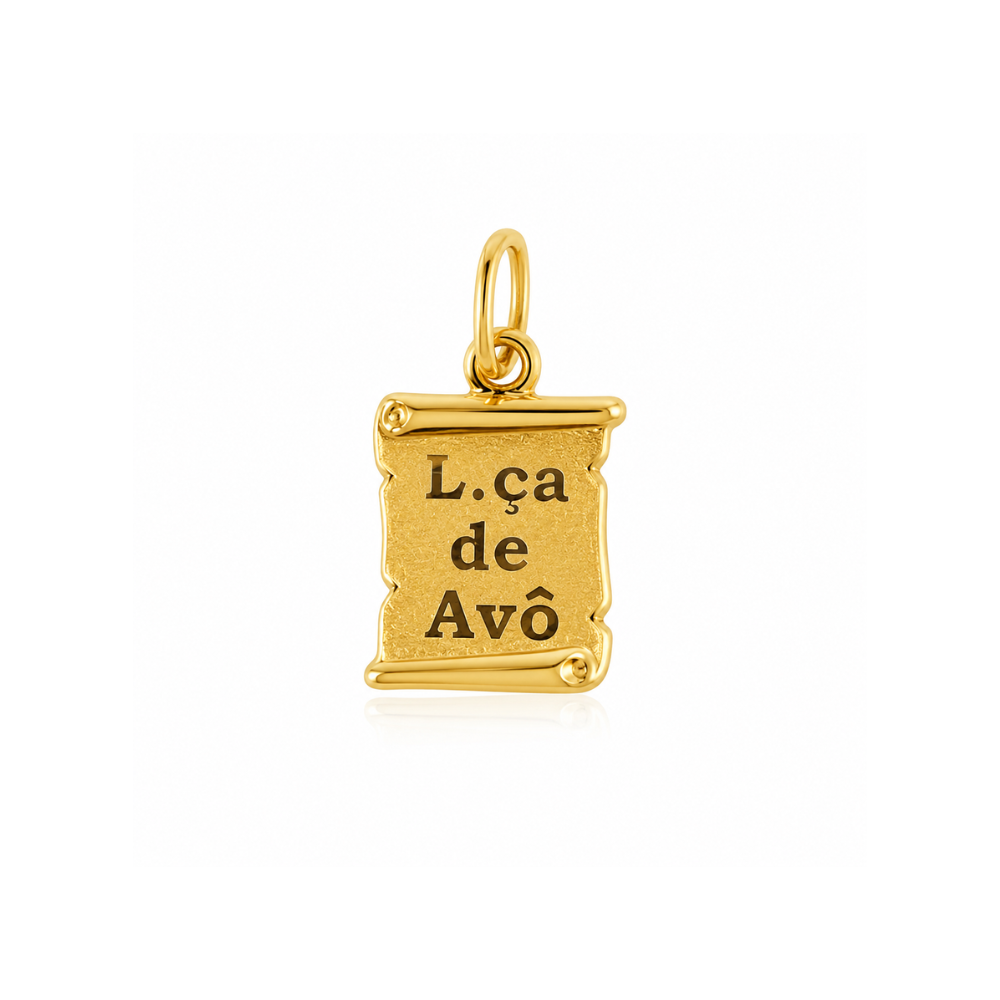 MEDALHA EM OURO 19.2K - LÇA AVÔ