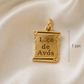 MEDALHA EM OURO 19.2K - LÇA AVÓS