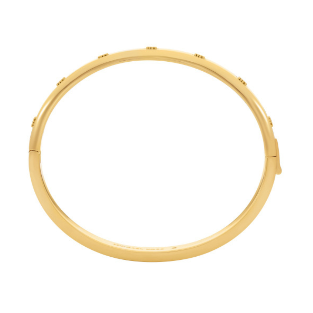 ESCRAVA MICHAEL KORS EM AÇO PLAQUEDO A OURO18K