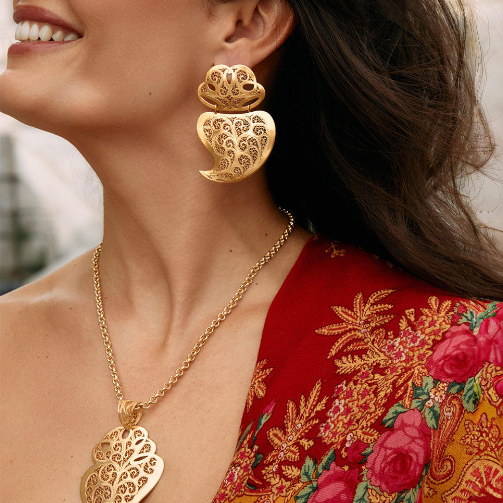 Brincos Viana é Amor em Filigrana