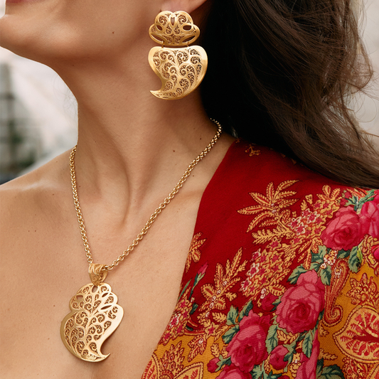 Colar Viana é Amor II em Filigrana