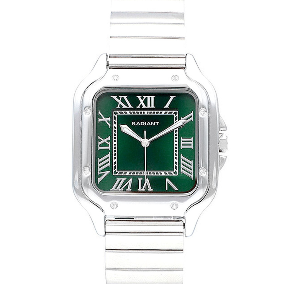 RELÓGIO RADIANT  HOMEM CHRIS HIM VERDE/PRATEADO