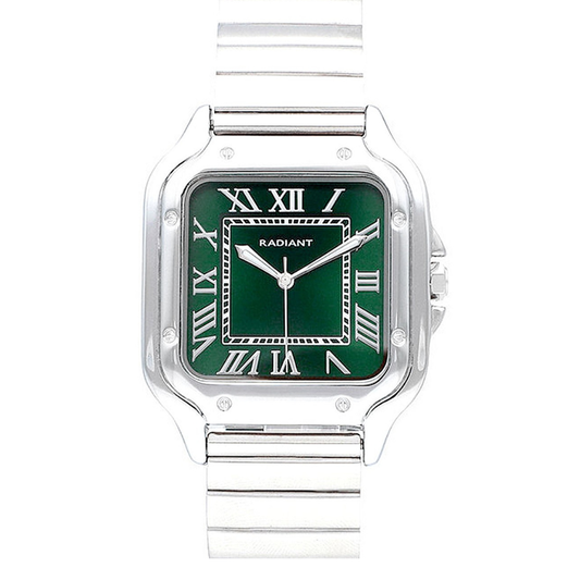 RELÓGIO RADIANT  HOMEM CHRIS HIM VERDE/PRATEADO