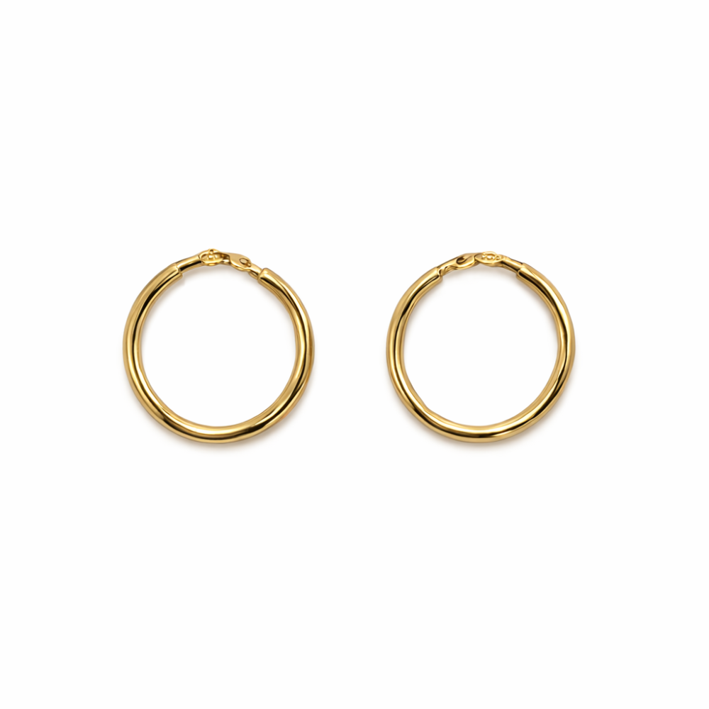 ARGOLAS EM OURO 19,2K