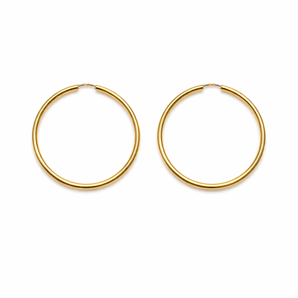 ARGOLA EM OURO 19,2K CANEVAO 2,8mm