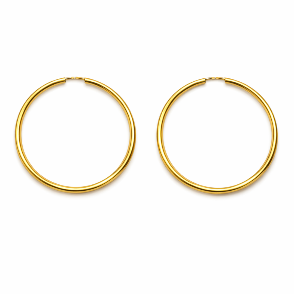 ARGOLAS EM OURO 19,2K