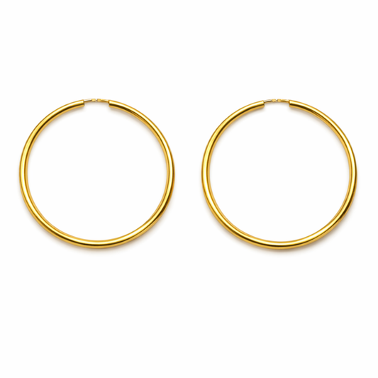 ARGOLAS EM OURO 19,2K