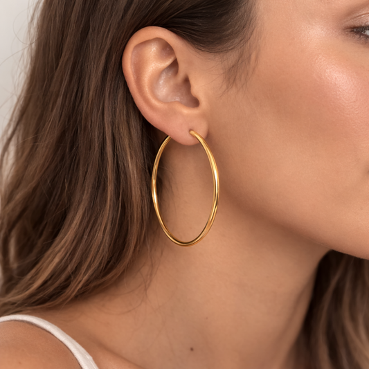 ARGOLAS EM OURO 19,2K