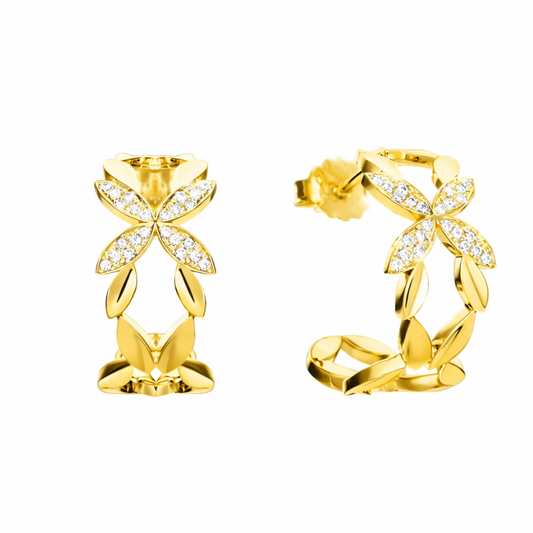 Brincos Carlton Jewellery Ouro 18k com Diamantes