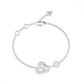 PULSEIRA GUESS EM AÇO COM ZIRCÓNIAS - DOUBLE HEART