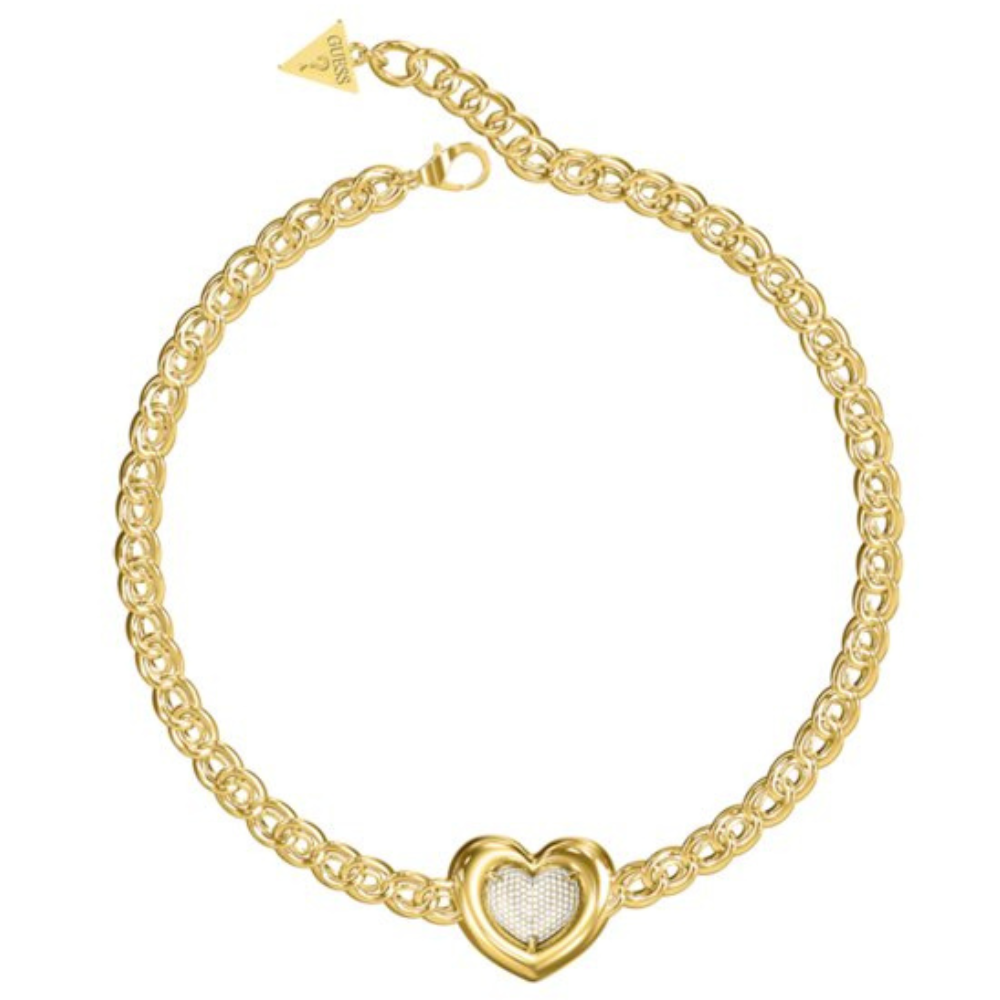 COLAR GUESS DOURADO GU L.O.V.E.